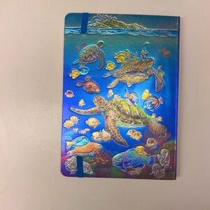 Colorful Sea Turtle Notebook/Journal New  5x7